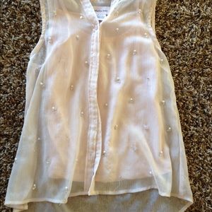 Flowy soft pink blouse